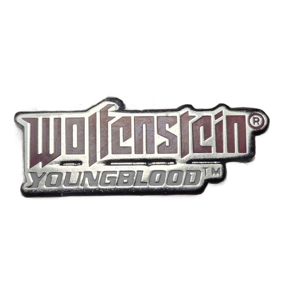 Wolfenstein Youngblood Logo Video Game Promo Collector Lapel Vest Hat Pin G27